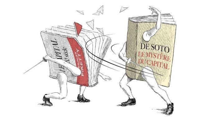EXHIBIT B TRANSLATION OF PRO-CAPITAL ARTICLE WRITTEN BY ILD AGAINST PIKETTY PUBLISHED IN LE POINT ON 16 APRIL 2015 The Poor against Piketty BY HERNANDO DE SOTO In an op-ed for "Le Point", the