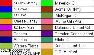 Standard Oil: some 20-30 companies