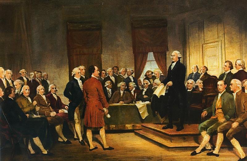 CONSTITUTIONAL CONVENTION All 55 delegates were white male landowners Most were businessmen, lawyers, bankers, shippers, and plantation owners Who: The founders (55 delegates from 12 of the 13