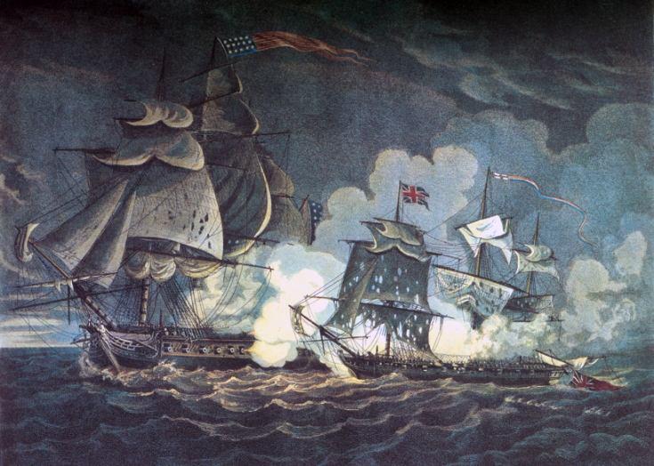 Little Belt Affair A May 16, 1811 engraving shows USS President