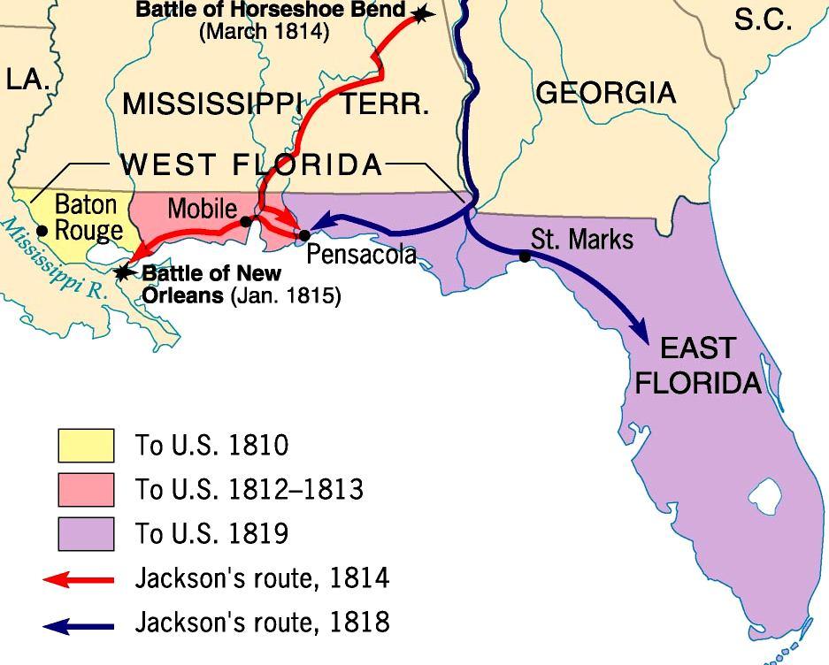 Jackson s Florida Campaigns In the