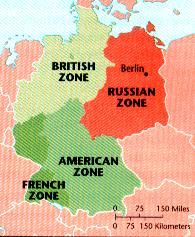 The Unification of Germany Western Allies unify Germany into West Germany American Zone, French Zone, and British Zone