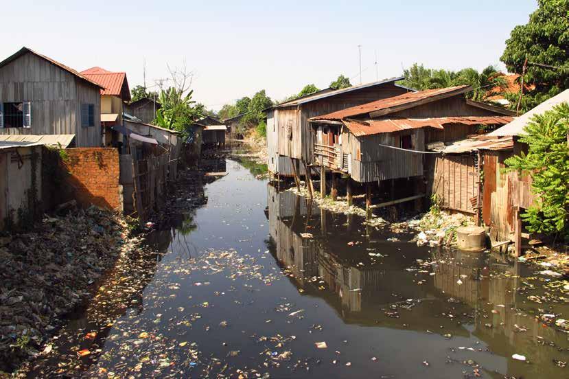 Figure 5: Sanitation remains an issue in many poor settlements in the city there are areas where communities have been excluded from the systematic registration process without consultation and in