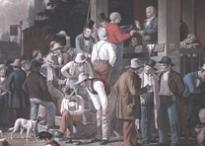Winning the Vote: A History of Voting Rights by Steven Mintz VOTING RIGHTS ON THE EVE OF THE REVOLUTION The County Election, based on a painting by George C. Bingham, 1854.