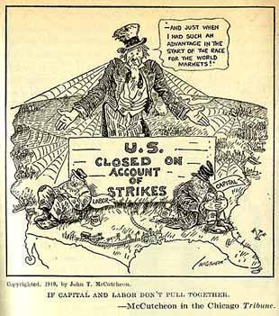 Labor Strife Grows 1919 will be one of the most explosive years in the American