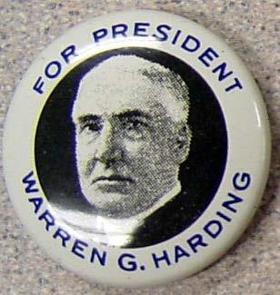 1. Election of 1920 a. Warren G. Harding- Republican i. Former senator ii.