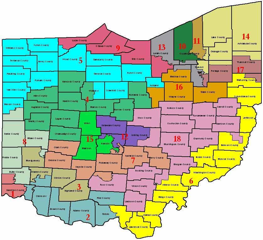 2002-2012 Ohio Congressional Districts What is your