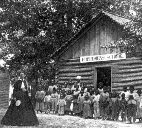 B. Education 1. The Freedmen s Bureau Schools Established primary schools 50% white & 40% black children attended Schools were segregated Most teachers were from the North 2.