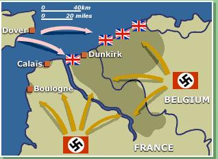 One of Hitler s major mistakes was letting the evacuation of Dunkirk take place.