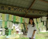 The school s gazebo is filled with displays of students work