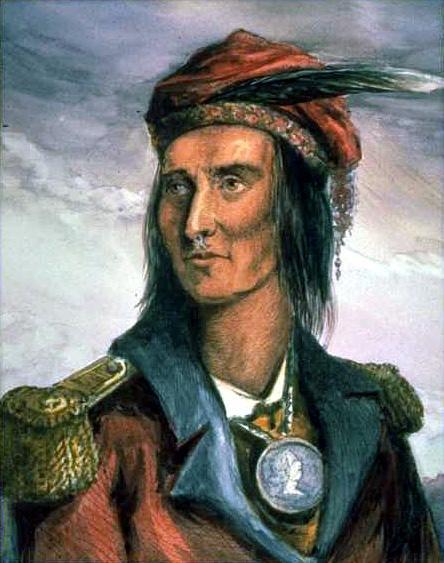 Tecumseh, Shawnee Chief Revived old Indian confederacy in Ohio