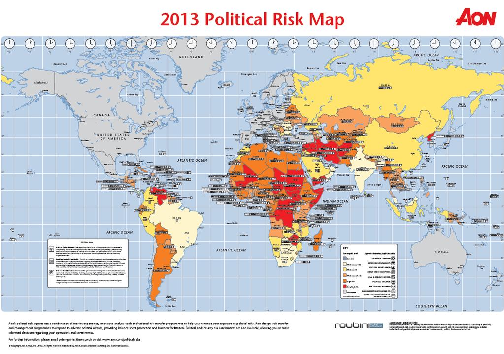 Political Risk Map 2013: