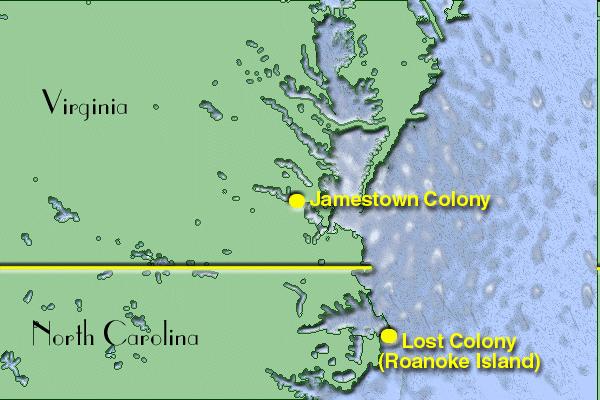 Roanoke Colony 1 Attempt 1585, 100 men were sent to colonize Roanoke Colony Colonists did not know