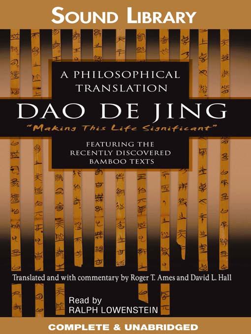 Dao De Jing Preached a return to
