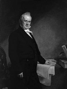 James Buchanan (1791 1868) James Buchanan, a Democrat, was America s 15 th President. He held office from 1857 1861. He was born on April 23, 1791, in Cove Gap, Pennsylvania.