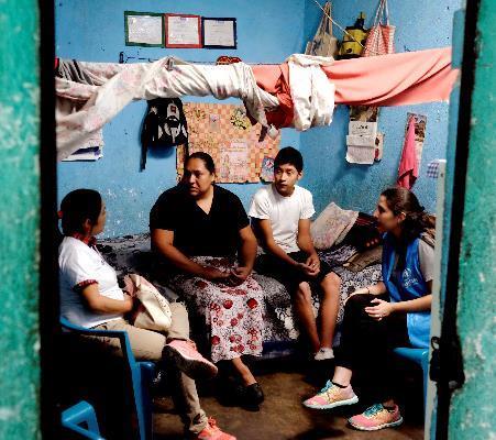In Guatemala, the monitoring and protection network and, and temporary shelters used by the displaced, deported or persons in transit will continue to be supported in order to enhance safe spaces