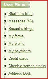 My Payments/Financial Admin User Menu User Menu This section allows you to run filters and generate financial reports. Use these reports to assist with reconciliation.