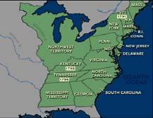 Additional US states and territories were created during the 1790s Spanish Territory British Territory See Sections 3 and 4 of the Historical Atlas for the creation of the US. 10 The U.S. in 1810 The U.