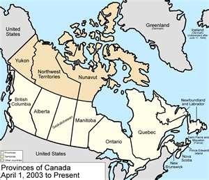 and Quebec) Growth of Canada 1867 017 1999 Canada now consists of 10 provinces and 3