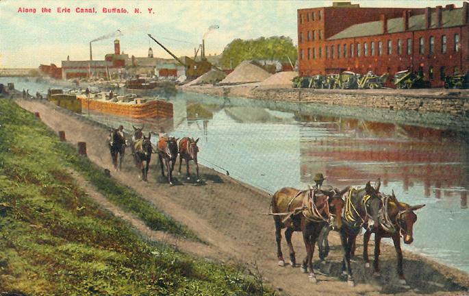 Among other things, a National Bank and a National Road, which would The Erie Canal-1825 connect New England with the