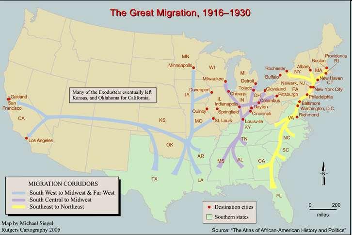 The Great Migration 1910-1930 1.