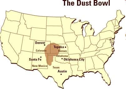 The Dust Bowl 1890 s Midwest is overgrazed from cattle.