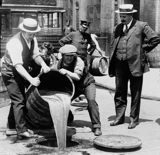 Prohibition 18 th Amendment (1920) Prohibited manufacture and sale of alcohol Volstead Act Law