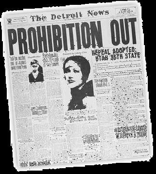 SUPPORT FADES, PROHIBITION REPEALED By the mid-1920s, only