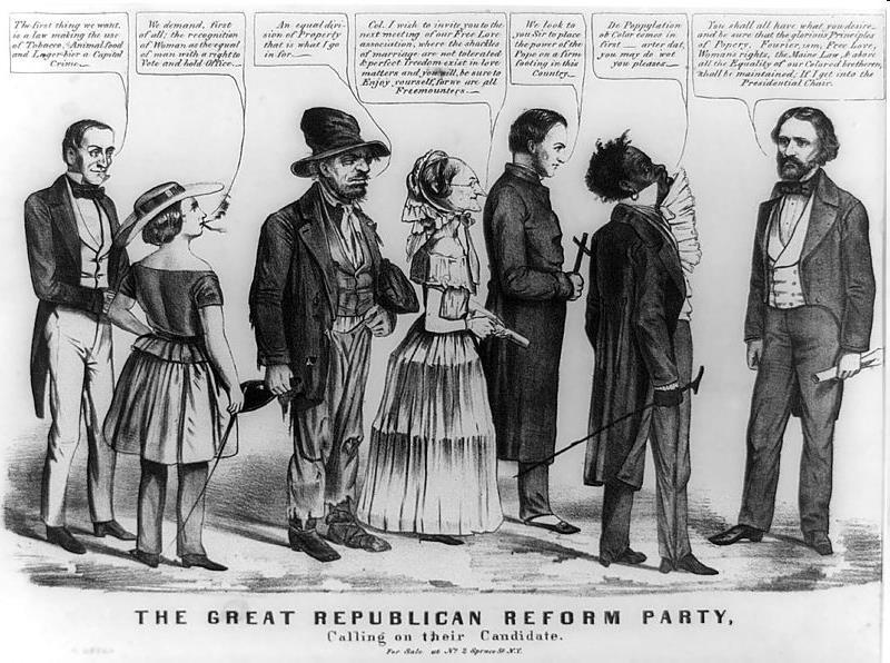 The Republican Party is Formed Preceded by Free Soil and Whig parties Anti-slavery party formed in 1854