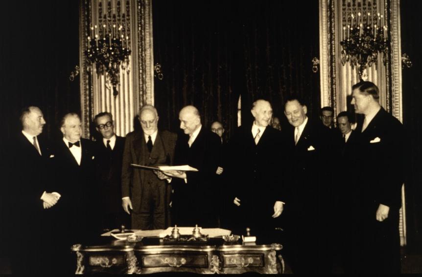 Evolution EU 1952: Treaty of Paris:
