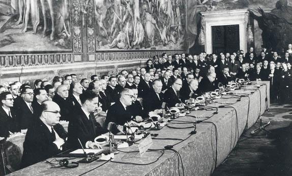 Evolution EU 1958: Treaties of Rome: