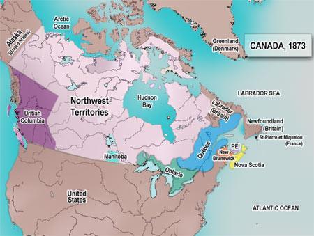 The Emergence of a Canadian Nation A. Canada passed from the French to the British at the end of the Seven Years War.