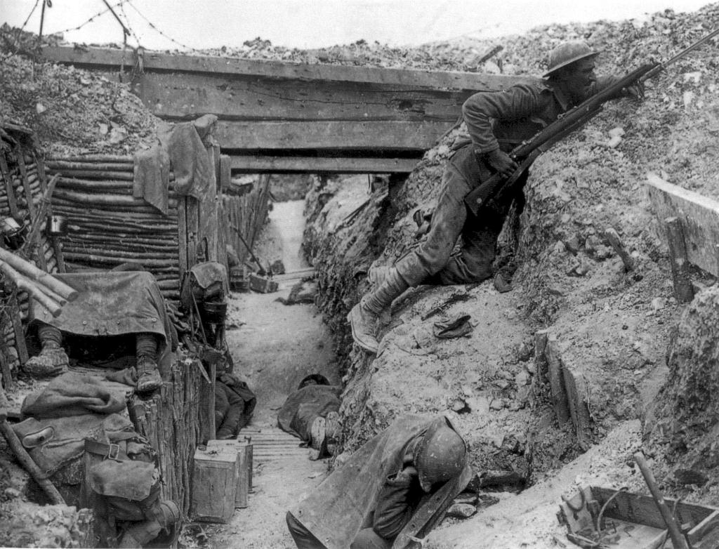 Trench Warfare On the Western Front Trenches were long ditches surrounded by barbed wire to protect the troops.