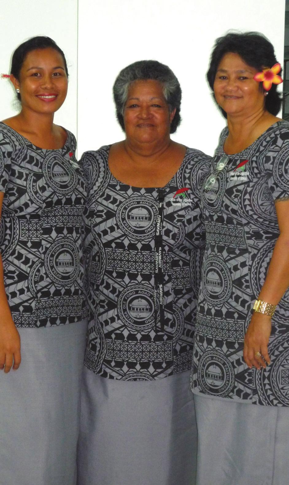 Samoan women: The Pacific region has the lowest percentage of women s representation in the Commonwealth.