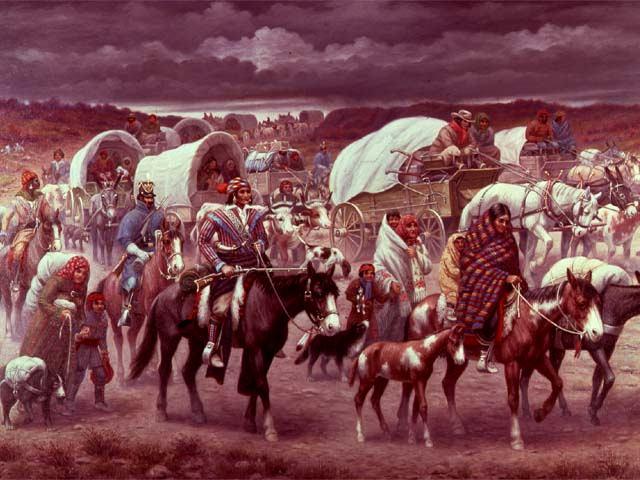 Trail of Tears (1838-1839) 1839) By 1838 deadline, few of the some 18,000 Cherokee had moved west.