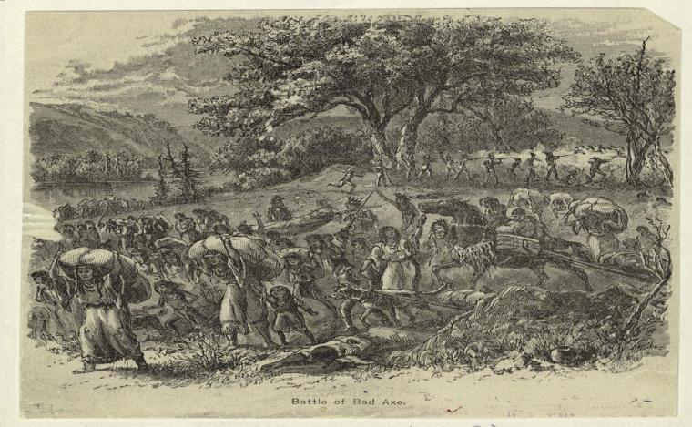 The Removal of the Indians The Black Hawk War After the Sauk ceded over their