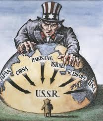 B. Policy of containment led to the Cold War: 1. a conflict between the United States and the Soviet Union a.