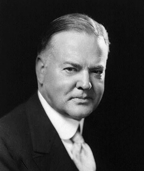 The Great Depression 1. President Herbert Hoover struggles to fix the Depression-did nothing.