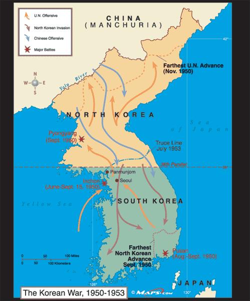 The Korean War (1950-1953) Key Concept 8.1 (IB) Again, the Korean War extended the containment policy to Asia.