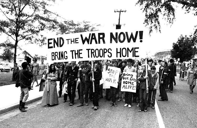 The war eventually became very unpopular in the U. S. as it drug on year after year.