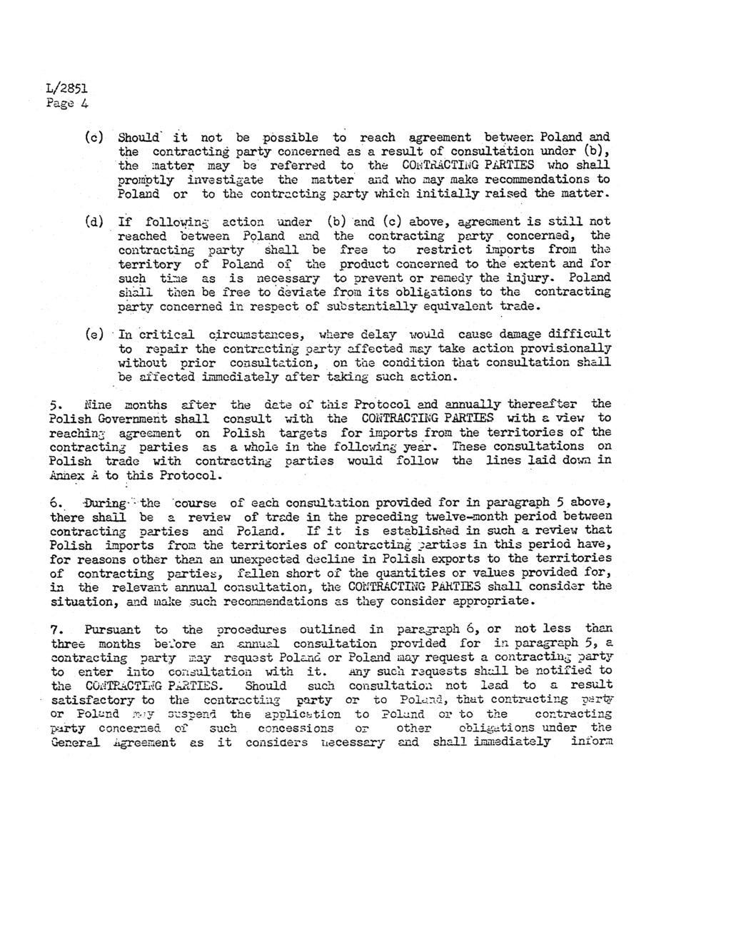 Page 4 (c) Should it not be possible to reach agreement between.