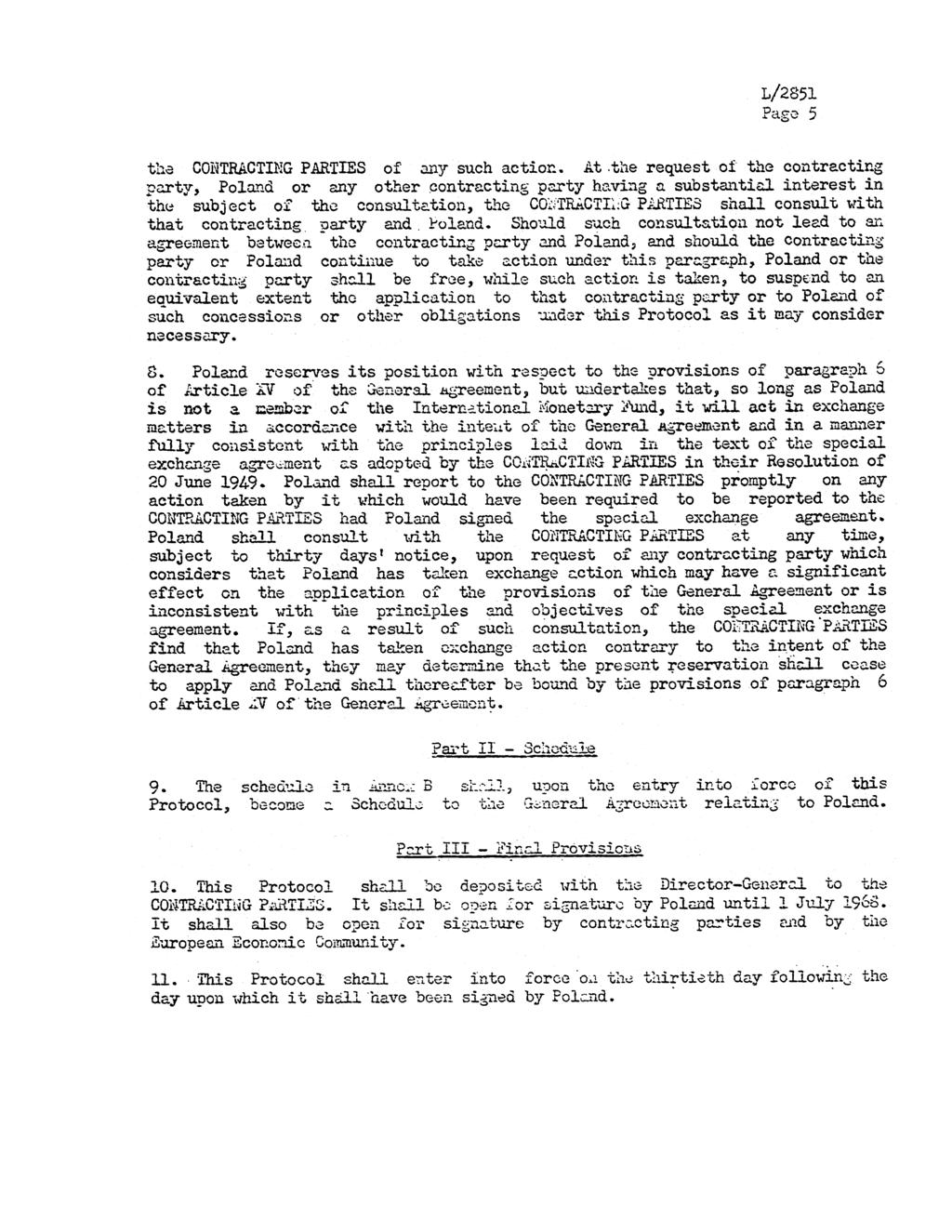 Page 5 the CONTRACTING PARTIES of any such action.