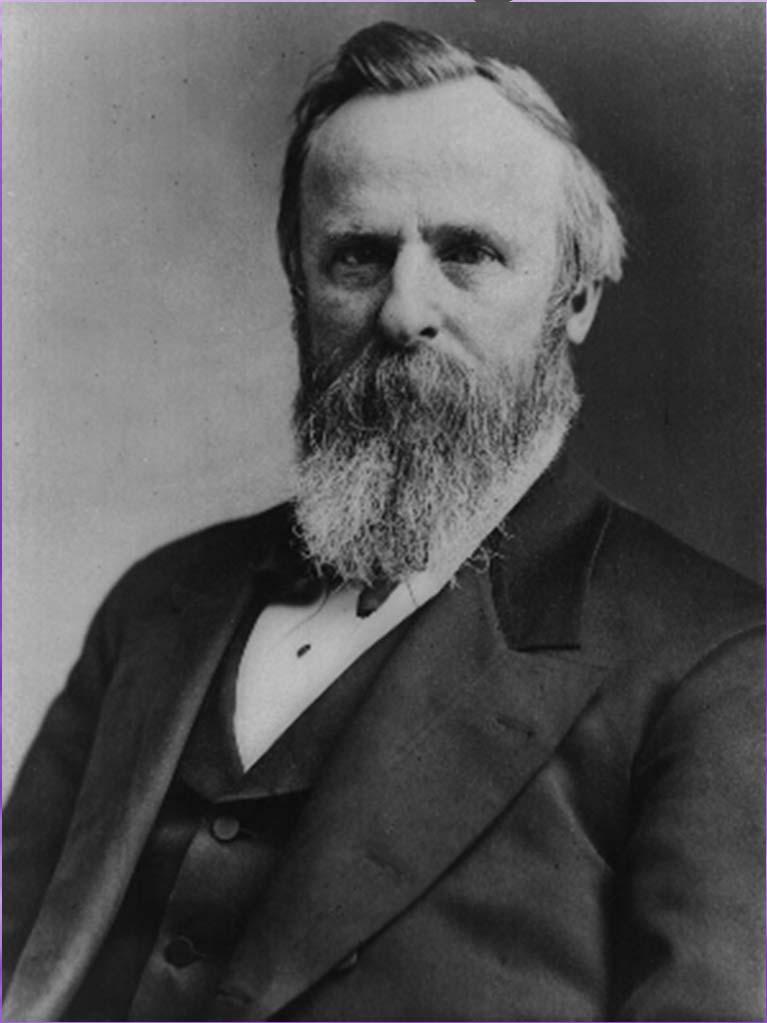 Reconstruction Ends This is known as the Compromise of 1877 and made Rutherford B. Hayes the President of the United States.