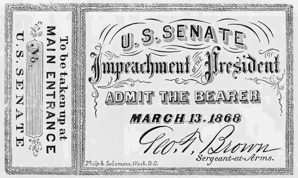 Impeachment Trial Ticket: