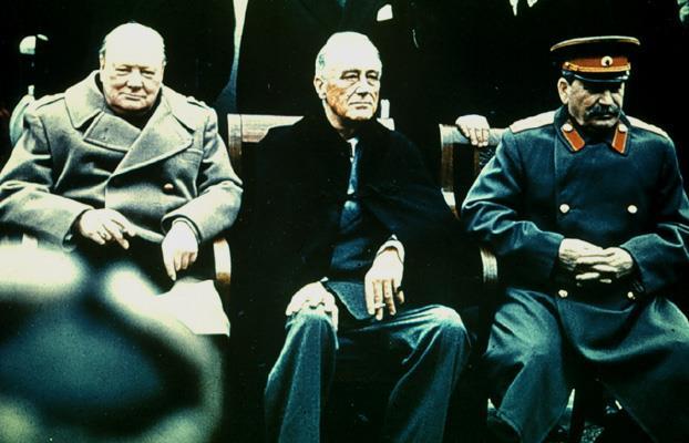 The Yalta Conference In the closing months of the war, Roosevelt, Stalin & Churchill had their final meeting To discuss the shape of postwar Europe.
