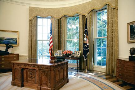 The President s closest advisors are located in the West Wing near the Oval Office.
