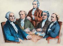 George Washington began the custom of meeting regularly with the heads of