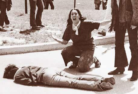 Interpreting the Visual Record Kent State The killings of antiwar protesters by National Guardsmen at Kent State University in 1970 hardened many Americans attitudes against the war.