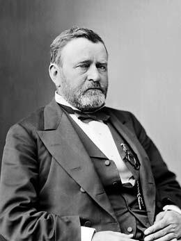 President Ulysses S. Grant Grant s first term: 1869-1872: The Whiskey Ring scandals. Second term: 1873-1877: The Credit Mobilier scandal.