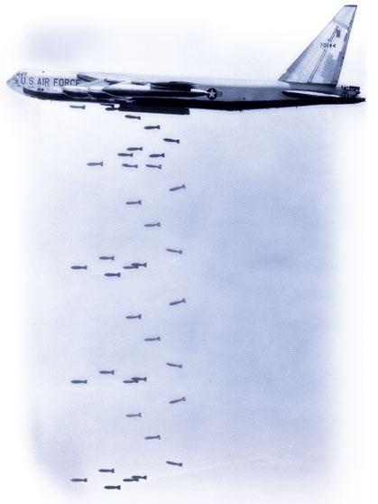 Bombing of Cambodia The North Vietnamese were continuing to supply the Vietcong by way of the Ho Chi Minh Trail The trail ran through